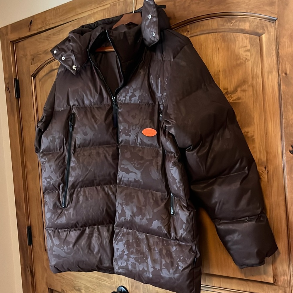 Puma Brown Pugfer Jacket Men's M